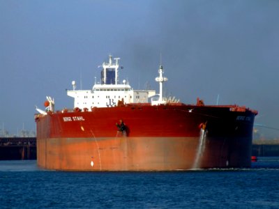 Berge Stahl in new colours pic02, Port of Rotterdam, Holland 19-Apr-2007