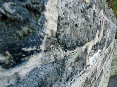 Bermuda (UK) Number 178 limestone used as building material for walls photo