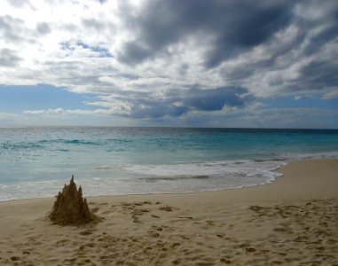 Bermuda (UK) photos number 65 sandcastle clouds beach Atlantic Ocean photo