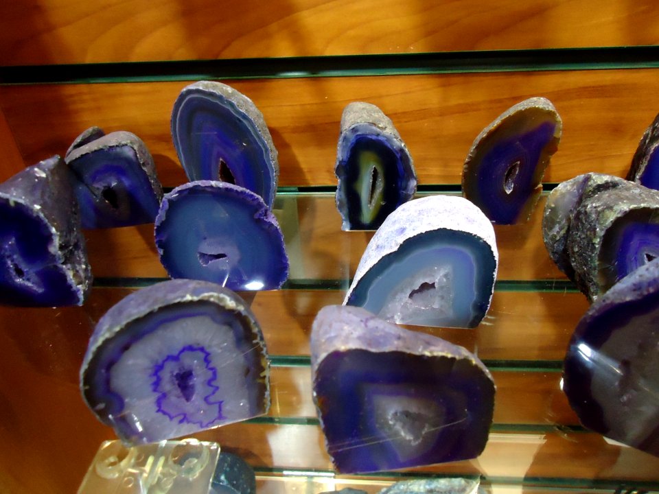 Bermuda (UK) Number 179 rocks on display