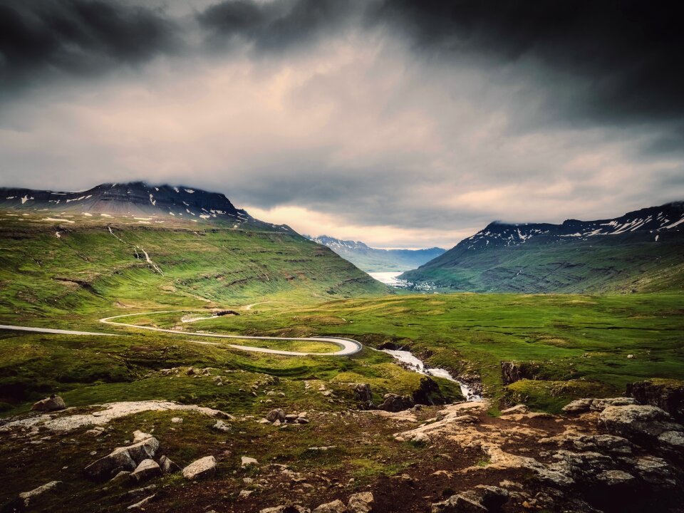 Clouds sky landscape