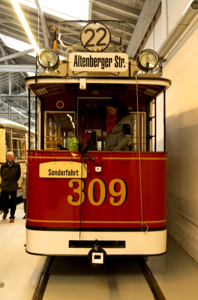 Berolina-Triebwagen 309 - Straßenbahnmuseum Dresden (2)