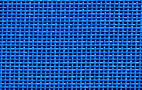 Close up fabric blue photo