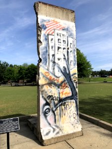Berlin Wall segment, Suwanee, GA May 2021