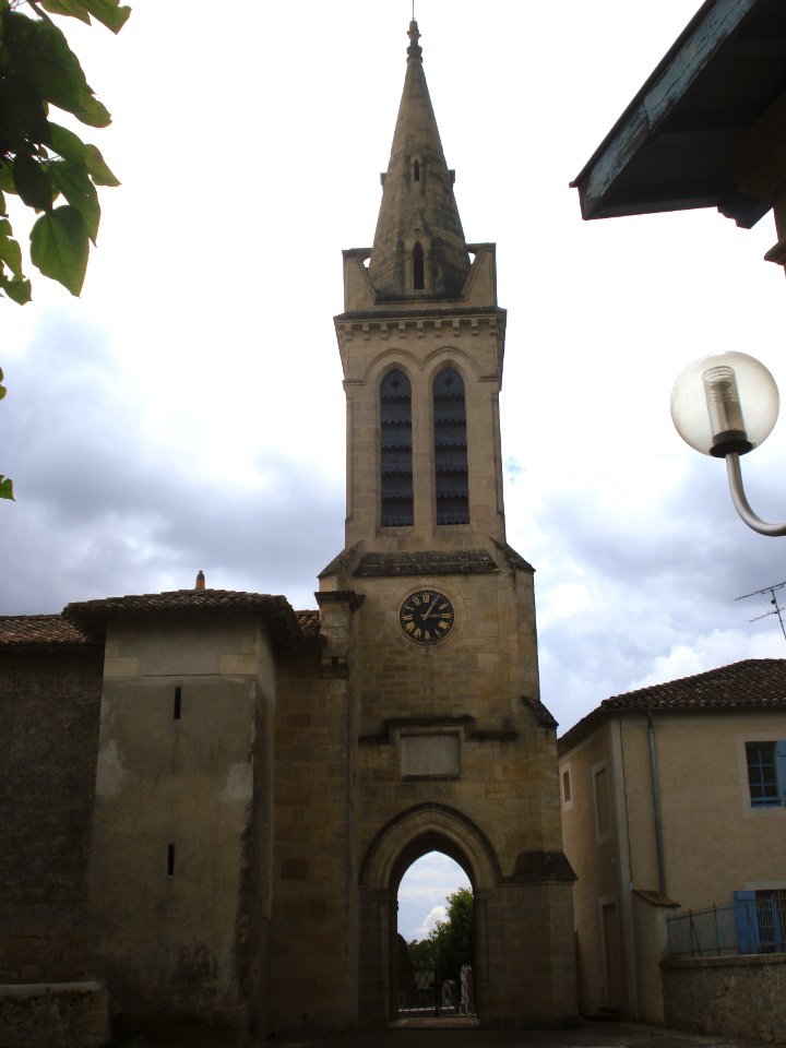 Bernos-Beaulac (Gironde Fr) église de Bernos