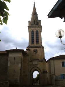 Bernos-Beaulac (Gironde Fr) église de Bernos
