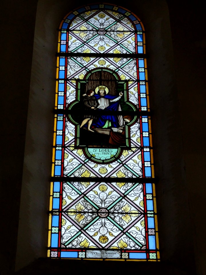 Bernières (Seine-Mar.) église vitrail 08