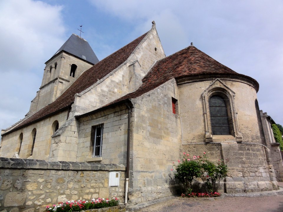 Berny-Rivière (Aisne) Église, le chevet
