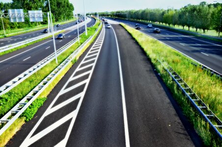 Road asphalt lane