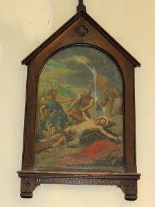 Bernières (Seine-Mar.) église, chemin de croix station 11