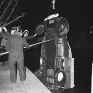 Bestelauto van de Galerie Moderne in de Heerengracht, Bestanddeelnr 912-4676