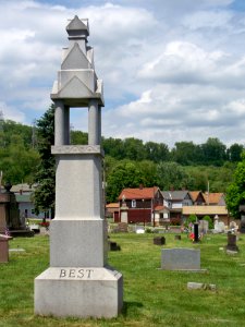 Best Monument, Richland Cemetery, 2015-05-25, 01