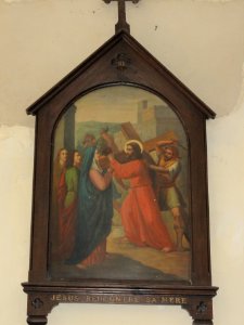 Bernières (Seine-Mar.) église, chemin de croix station 04