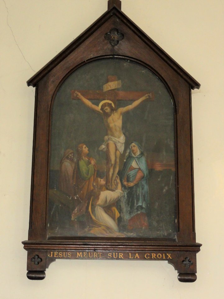 Bernières (Seine-Mar.) église, chemin de croix station 12
