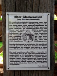 Beschreibung des Glockenstuhls in Kleinmölsen
