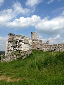 Castle monument the ruins of the