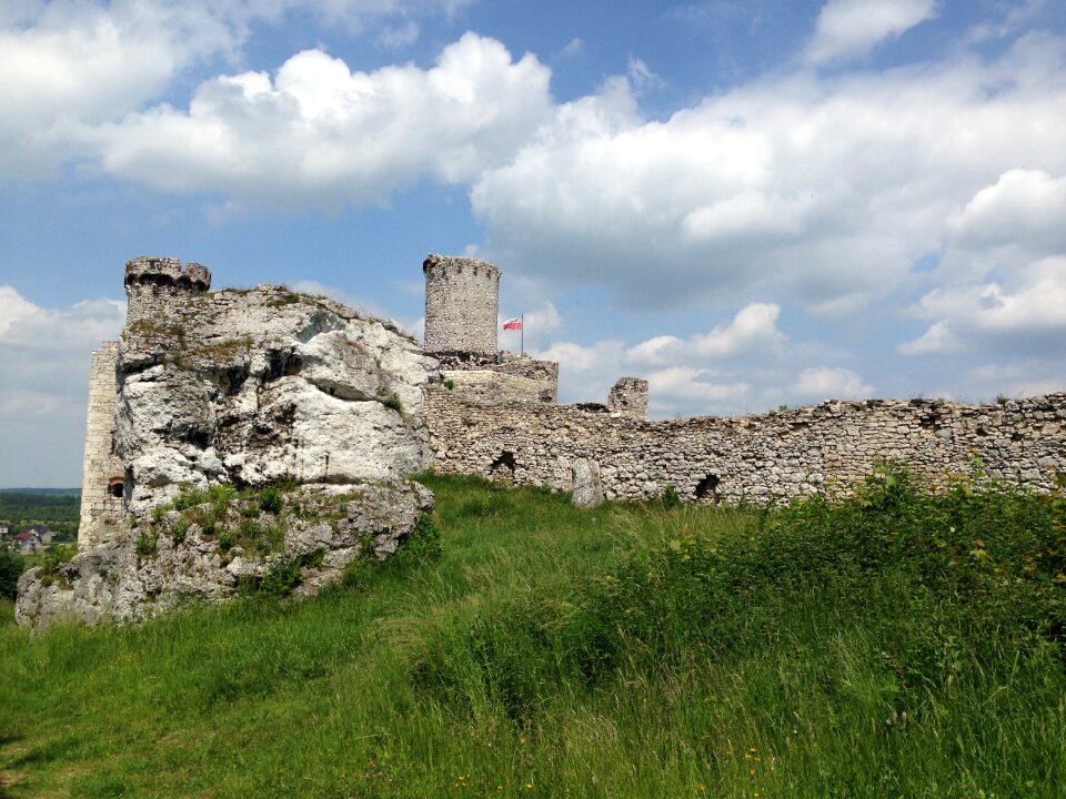 Castle monument the ruins of the