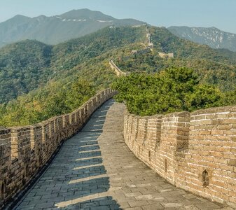 China wall in china architecture
