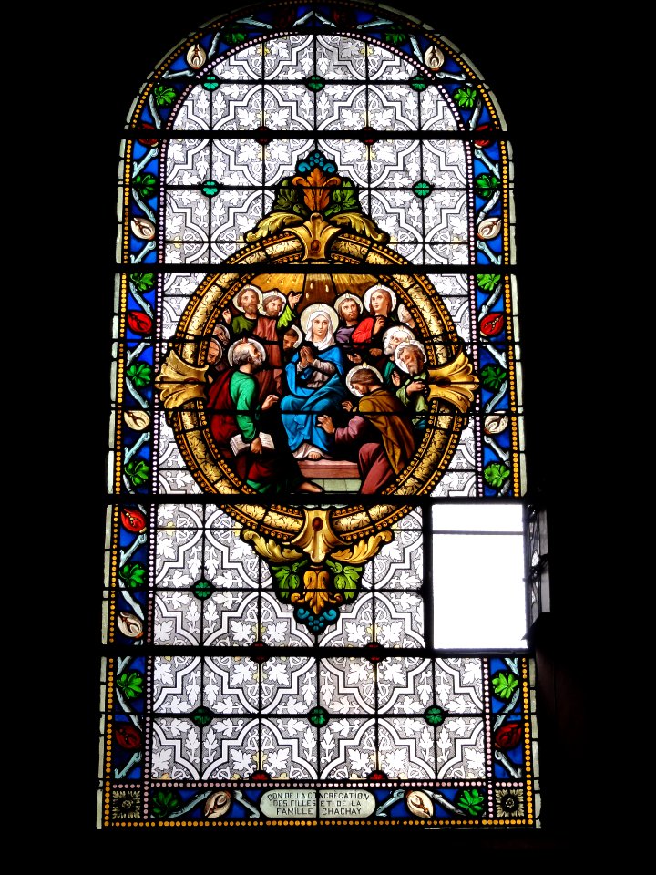 Bertrichamps (M-et-M) église Saint-Jean-Baptiste, vitrail 02