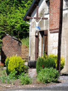 Berthenicourt (Aisne) croix de chemin