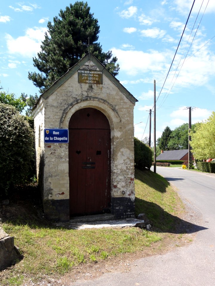 Bersillies (Nord, Fr) chapelle N.D. de Bon Secours, rue de la Chapelle