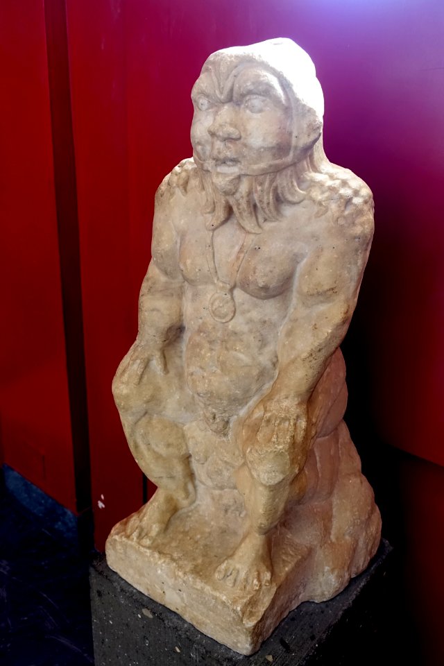Bes, probably Rome, 1st-2nd century AD, Pario marble - Museo Gregoriano Egizio - Vatican Museums - DSC00835