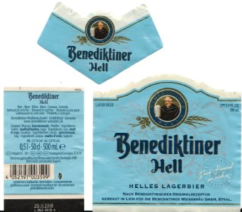 Benediktiner - Hell, 2019