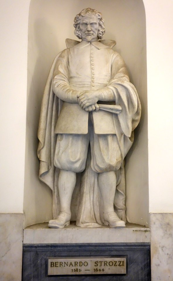 Bernardo Strozzi by Guido Galletti, 1939, marble - Accademia Ligustica di Belle Arti - DSC02372