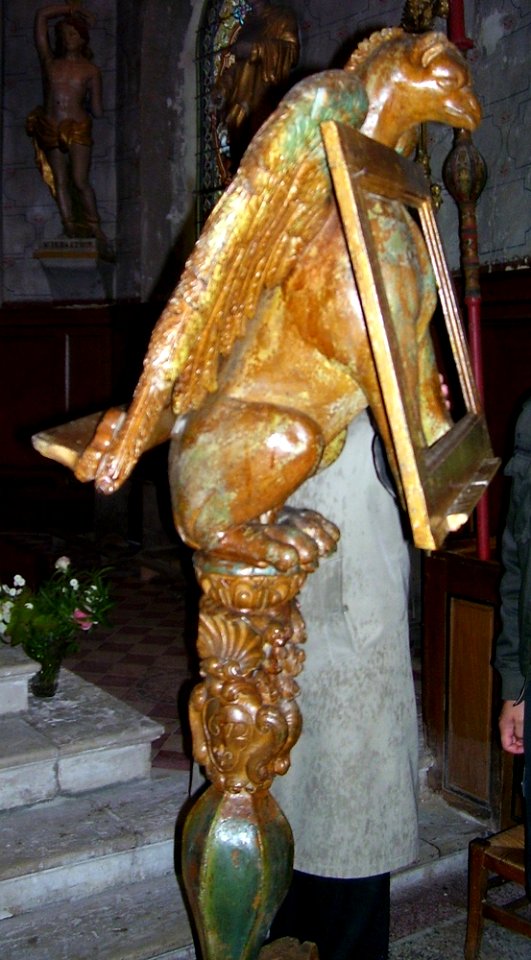 Berthouville lutrin griffon