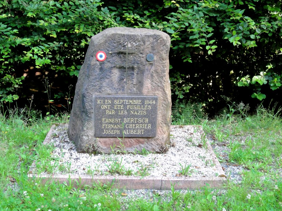 Bertrichamps (M-et-M) mémorial fusillés D167A