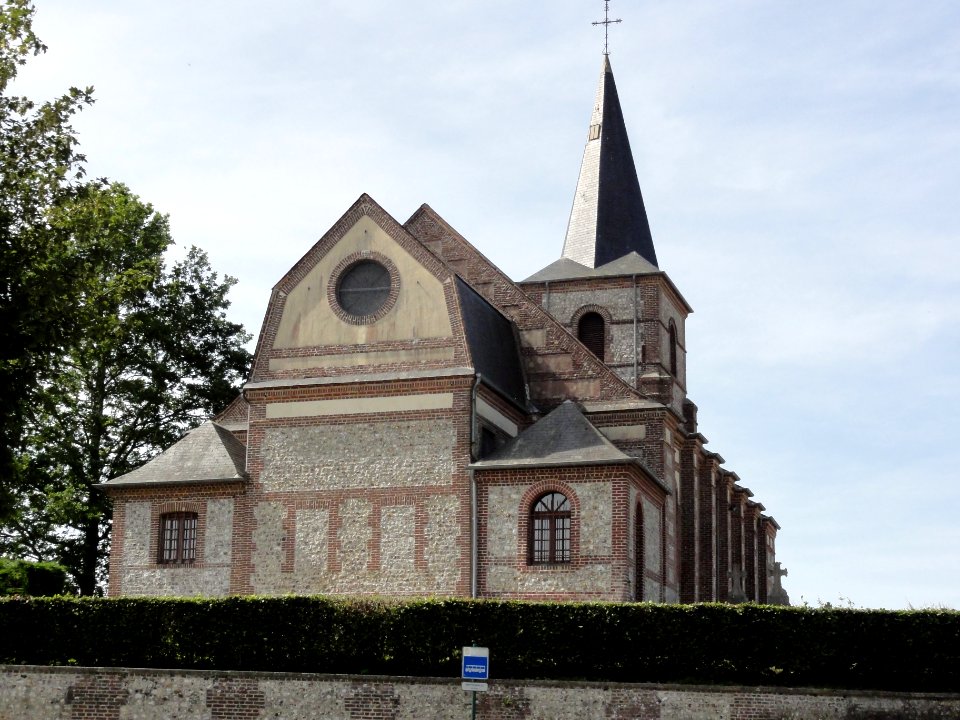 Bertheauville (Seine-Mar.) église Notre-Dame-de-l'Assomption (01)