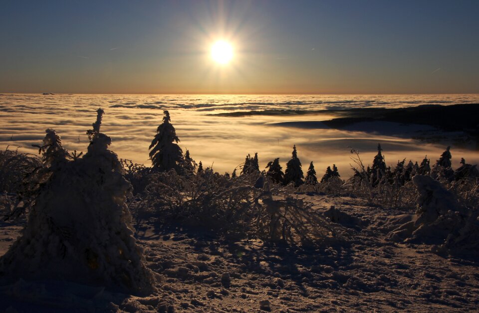 Inversion fog valley fog