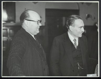 Benelux-conferentie in Den Haag van 10 tm 12 maart 1949. De Belgische minister-, Bestanddeelnr 121-0392