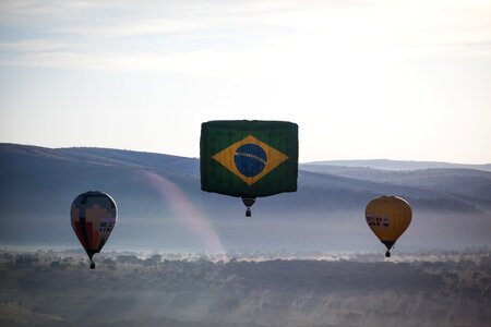 Hot air ballooning balloon flight hot-air ballooning