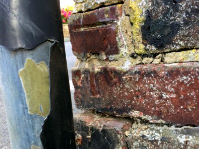 Benchmark, Post Wall, Crowmere Avenue and St Davids Avenue, Bexhill