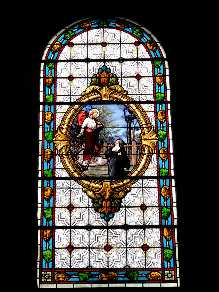 Bertrichamps (M-et-M) église Saint-Jean-Baptiste, vitrail 09
