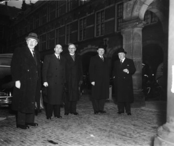 Benelux-conferentie in Den Haag van 10 tm 12 maart 1949. De Luxemburgse delegat, Bestanddeelnr 903-2607