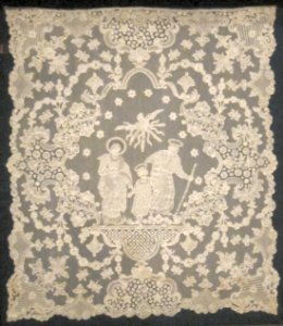 Benediction veil from Brussels, Dayton Art Institute