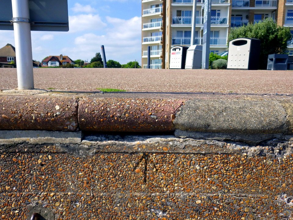 Benchmark, Sea Wall, West Parade Toilets, Bexhill