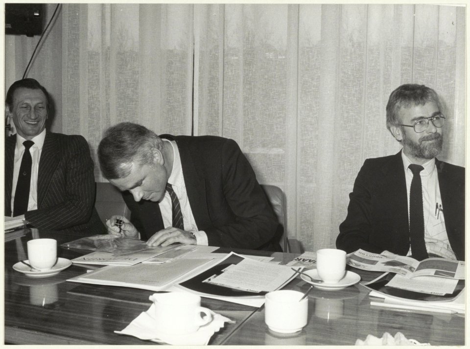 Beoordeling van drukwerk bij Joh. Enschedé en Zn. NL-HlmNHA 54023364