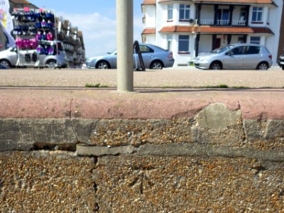 Benchmark, Sea Wall, Buxtons Kiosk, Bexhill
