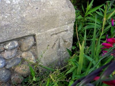 Benchmark, St Barnabas Church, Bexhill