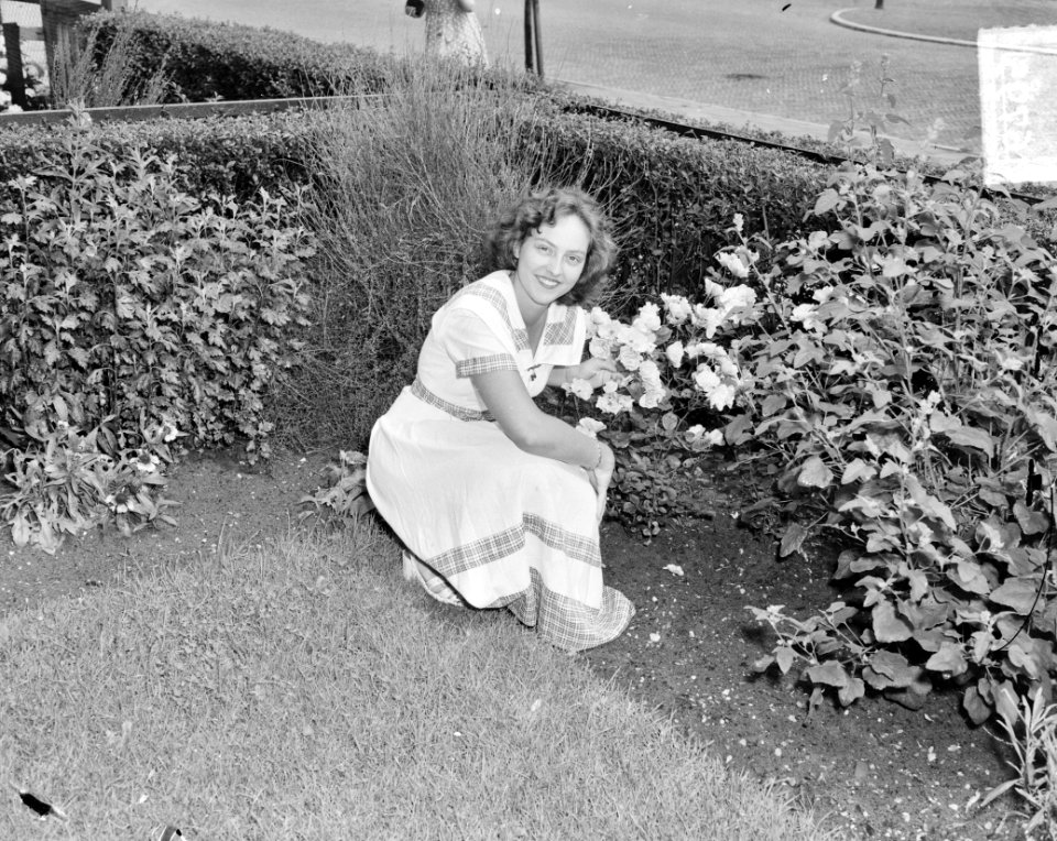 Beppie Landmeter bloemenkoningin van Haarlem, Bestanddeelnr 904-6795