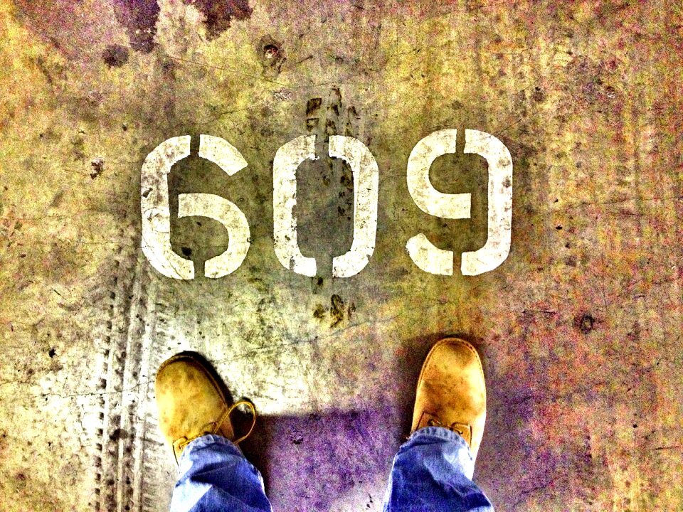 Denim pants retro rust