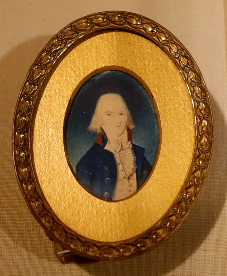 Benedict Arnold, artist unknown, 1700s, watercolor on paper - Château Ramezay - Montreal, Canada - DSC07491