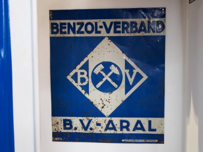 Benzol-Verband Aral, enamel adverd