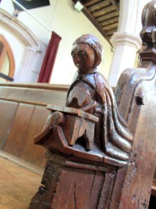Bench end, Stonham Aspal 01