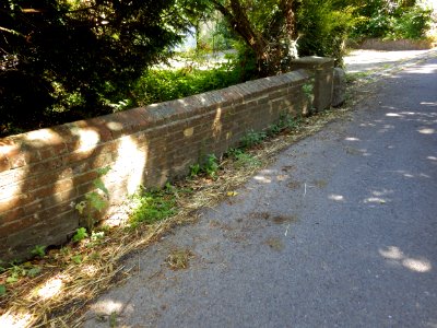 Benchmark, Bridge, Watermill Lane - Watrermill Stream, Bexhill (2)