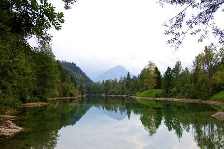 Mountains forest glade iller