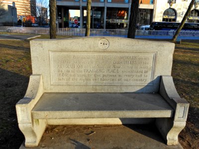 Bench Military Park Newark NJ